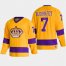 Adidas Los Angeles Kings #7 Tobias Bjornfot Team Classics Gold Mens NHL 2022 Throwback Jersey Mens