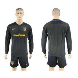 Atletico Madrid Blank Away Long Sleeves Soccer Club Jersey