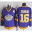 Los Angeles Kings #16 Marcel Dionne Purple/Yellow CCM Throwback Stitched NHL Jersey