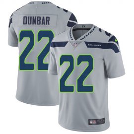 Nike Seattle Seahawks #22 Quinton Dunbar Grey Alternate Youth Stitched NFL Vapor Untouchable Limited Jersey