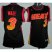 Cheap Women Miami Heat 3 Dwyane Wade Black Vibe Fashion Swingman Jersey