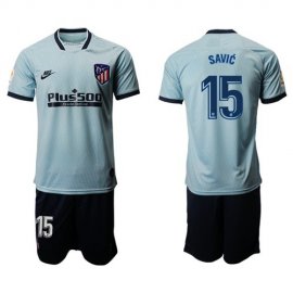 Atletico Madrid #15 Savic Third Soccer Club Jersey