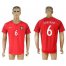 Portugal #6 Carvalho Home Soccer Country Jersey