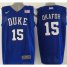 Duke Blue Devils #15 Jahlil Okafor Blue Basketball Stitched NCAA Jersey
