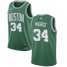 Mens Nike Boston Celtics #34 Paul Pierce Green NBA Swingman Icon Edition Jersey