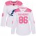 Adidas Tampa Bay Lightning #86 Nikita Kucherov White/Pink Authentic Fashion Womens Stitched NHL Jersey
