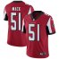 Nike Atlanta Falcons #51 Alex Mack Red Team Color Mens Stitched NFL Vapor Untouchable Limited Jersey