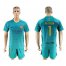 Barcelona #1 Ter Stegen Sec Away Soccer Club Jersey