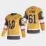 Vegas Golden Knights #61 Mark Stone Mens Adidas 2020-21 Authentic Player Alternate Stitched NHL Jersey Gold