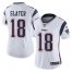 Nike New England Patriots #18 Matt Slater White Womens Stitched NFL Vapor Untouchable Limited Jersey