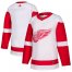 Adidas Detroit Red Wings Blank White Road Authentic Stitched NHL Jersey