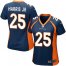 Nike Denver Broncos #25 Chris Harris Jr Blue Alternate Womens Stitched NFL New Elite Jersey