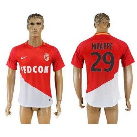 Monaco #29 Mbappe Home Soccer Club Jersey