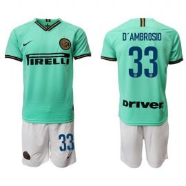 Inter Milan #33 DAmbrosio Away Soccer Club Jersey