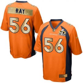 Nike Denver Broncos #56 Shane Ray Orange Team Color Mens Stitched NFL Game Super Bowl 50 Collection Jersey