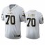 Dallas Cowboys #70 Zack Martin Mens Nike White Golden Edition Vapor Limited NFL 100 Jersey