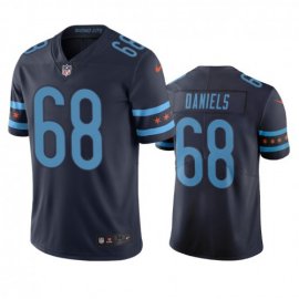 Chicago Chicago Bears #68 James Daniels Navy Vapor Limited City Edition NFL Jersey