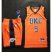 Oklahoma City Thunder #9 Serge Ibaka Orange Alternate A Set Stitched NBA Jersey