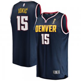 Nikola Jokic Denver Nuggets Fanatics Branded Youth Navy 2023 NBA Finals Champions Fast Break Player Jersey – Icon Edition