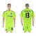 Chelsea #13 Courtois Shiny Green Goalkeeper Soccer Club Jersey