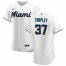 Miami Marlins #37 Stephen Tarpley Mens Nike White Home 2020 Authentic Player MLB Jersey