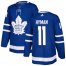 Adidas Toronto Maple Leafs #11 Zach Hyman Blue Home Authentic Stitched NHL Jersey