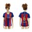 Womens Barcelona #6 Xavi Home Soccer Club Jersey