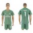 Real Madrid #1 Navas Green Goalkeeper Soccer Club Jersey