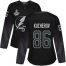 Adidas Tampa Bay Lightning #86 Nikita Kucherov Black Alternate Authentic Womens 2020 Stanley Cup Champions Stitched NHL Jersey