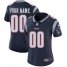 Nike New England Patriots Customized Navy Blue Team Color Stitched Vapor Untouchable Limited Womens NFL Jersey