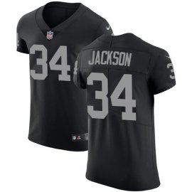 Nike Las Vegas Raiders #34 Bo Jackson Black Team Color Mens Stitched NFL Vapor Untouchable Elite Jersey