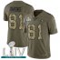 Nike San Francisco 49ers #81 Jordan Matthews Olive/Camo Super Bowl LIV 2020 Mens Stitched NFL Limited 2017 Salute To Service Jersey