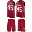Nike Atlanta Falcons #45 Deion Jones Red Team Color Mens Stitched NFL Limited Tank Top Suit Jersey