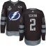 Adidas Tampa Bay Lightning #2 Luke Schenn Black 1917-2017 100th Anniversary 2020 Stanley Cup Champions Stitched NHL Jersey