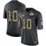Nike Kansas City Chiefs #10 Tyreek Hill Black Youth Super Bowl LV Bound Stitched NFL Limited 2016 Salute to Service Jersey