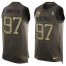 Nike Minnesota Vikings #97 Everson Griffen Green Mens Stitched NFL Limited Salute To Service Tank Top Jersey