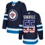 Adidas Winnipeg Jets #55 Mark Scheifele Navy Blue Home Authentic USA Flag Stitched Youth NHL Jersey