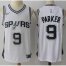 Nike San Antonio Spurs #9 Tony Parker White Stitched NBA Swingman Jersey