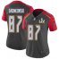 Nike Tampa Bay Buccaneers #87 Rob Gronkowski Gray Womens Super Bowl LV Bound Stitched NFL Limited Inverted Legend Jersey