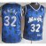 Orlando Magic 32 Shaquille ONeal Blue Star Throwback NBA Jersey Cheap