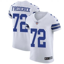 Nike Dallas Cowboys #72 Travis Frederick White Mens Stitched NFL Vapor Untouchable Elite Jersey