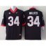 Youth Georgia Bulldogs #34 Herschel Walker Black Stitched NCAA Jersey