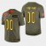 Chicago Bears Custom Mens Nike Olive Gold 2019 Salute to Service Limited NFL 100 Jersey