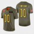 Chicago Bears Custom Mens Nike Olive Gold 2019 Salute to Service Limited NFL 100 Jersey