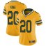 Nike Green Bay Packers #20 Kevin King Yellow Womens Stitched NFL Limited Rush Jersey