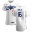 Los Angeles Dodgers #16 Will Smith Mens Nike White Home 2020 Authentic Player MLB Jersey