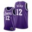 Los Angeles Los Angeles Lakers #12 Kendrick Nunn Mens 2021-22 City Edition Purple NBA Jersey Mens