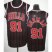 Chicago Bulls 91 Dennis Rodman Black Red Strip Revolution 30 NBA Jerseys Cheap