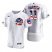 Chicago Cubs #11 Yu Darvish Mens Nike White Fluttering USA Flag Limited Edition Authentic MLB Jersey
