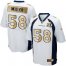 Nike Denver Broncos #58 Von Miller White Mens Stitched NFL Game Super Bowl 50 Collection Jersey